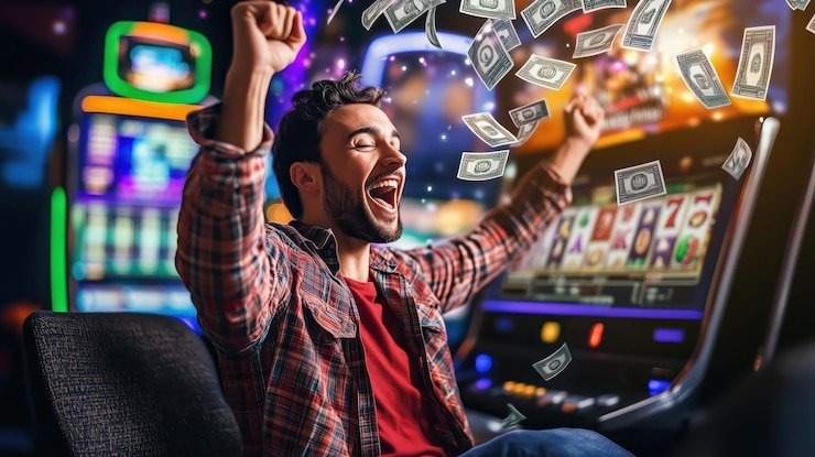 Tampilan antarmuka aplikasi mobile line togel dengan menu navigasi dan opsi permainan